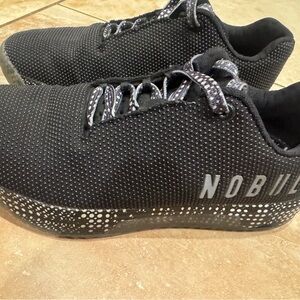 Nobull Black Outwork Training Sneakers Womens 9